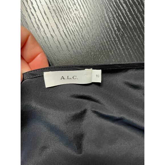 Stunning A.L.C. Silk Poet Sleeve Wrap Blouse - Picture 10 of 12